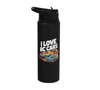 J'adore les voitures télécommandées Passionate Motorsport Stainless Steel Insulated Water Bottle