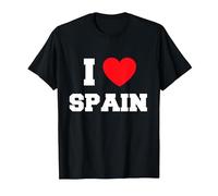 J'adore l'Espagne T-Shirt, Homme, Noir, S