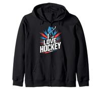 J'adore l'esprit des passionnés de Hockey Sweat à Capuche
