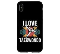 J'adore l'esprit des passionnés de taekwondo Coque pour iPhone XS Max
