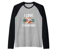 J'adore l'esprit des passionnés de taekwondo Manche Raglan