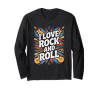 J'adore l'explosion de guitares Rock and Roll Manche Longue