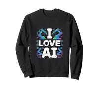 J'adore l'IA, la robotique et l'apprentissage Automatique Sweatshirt