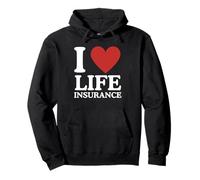 J'adore Life Insurance Heart, Parfait pour Les Agents ! Amusant Sweat à Capuche