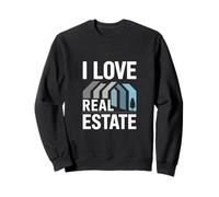 J'adore l'immobilier et Les bâtiments Sweatshirt