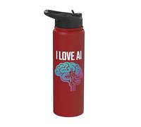 J'adore l'innovation en matière de conception de circuits cérébraux basés sur l'IA Stainless Steel Insulated Water Bottle