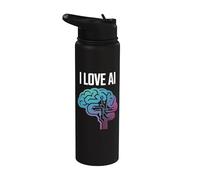 J'adore l'innovation en matière de conception de circuits cérébraux basés sur l'IA Stainless Steel Insulated Water Bottle