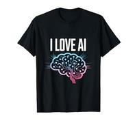 J'adore l'innovation en matière de réseaux neuronaux d'IA T-Shirt Graphique avec Valeur