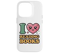 J'adore Lire des Livres Coque pour iPhone 14 Pro