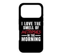 J'adore l'odeur des autopsies Le Matin. Forensic Coque pour iPhone 17 Pro
