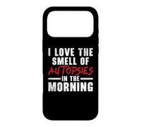 J'adore l'odeur des autopsies Le Matin. Forensic Coque pour iPhone 17 Pro Max
