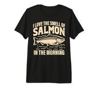 J'adore l'odeur du Saumon Lors de la pêche au Saumon du Matin T-Shirt Haut de Gamme