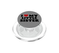 J'adore ma Petite sœur - Cœurs rigolos - Famille - Frères PopSockets PopGrip pour MagSafe