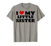 J'adore ma Petite sœur - Cœurs rigolos - Famille - Frères T-Shirt