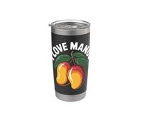 J'adore Mango Enthusiast Tropical Delight Gobelet isotherme en acier inoxydable double paroi