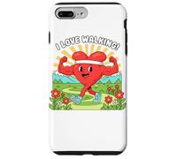 J'adore Marcher avec Un cœur en Bonne santé Coque pour iPhone 7 Plus/8 Plus
