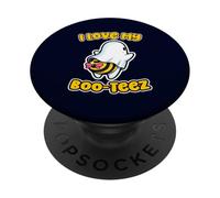 J'adore Mes Boo-Tees | Mignon Abeille fantôme drôle PopSockets PopGrip Adhésif