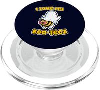 J'adore Mes Boo-Tees | Mignon Abeille fantôme drôle PopSockets PopGrip pour MagSafe