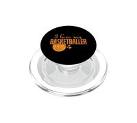 J'adore Mon Ballon de Basket Sports America PopSockets PopGrip pour MagSafe