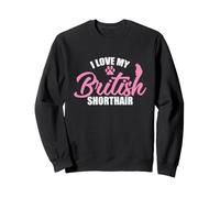 J'adore Mon Chat Britannique à Poil Court Sweatshirt