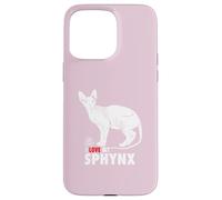 J'adore Mon Chat Sphynx Coque pour iPhone 15 Pro Max