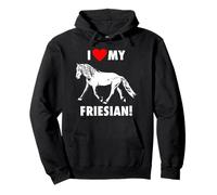 J'adore Mon Cheval Frison Sweat à Capuche