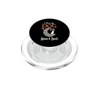 J'adore Mon Chien sur la Lune et Le Dos PopSockets PopGrip pour MagSafe