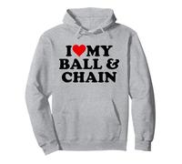 J'adore Mon ÉPOUSE Ball & Chain Sweat à Capuche