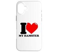 J'adore Mon Hamster Coque pour iPhone 16 Plus