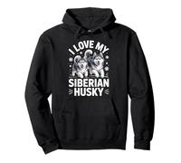 J'adore mon husky sibérien Sweat à Capuche