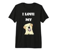 J'adore Mon Labrador Retriever T-Shirt Haut de Gamme