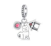 J'adore mon pendentif chien, accessoire de bracelet à breloques en argent sterling 925, compatible avec le collier de bracelet pandora