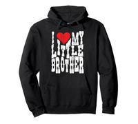 J'adore Mon Petit frère - Cœur - Drôle - Famille - Frères Sweat à Capuche