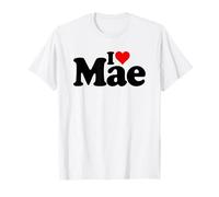 J'adore Mon PRÉNOM en Forme DE CŒUR sur Un T-Shirt T-Shirt