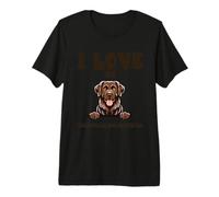 J'adore Mon Retriever de la Baie de Chesapeake T-Shirt Haut de Gamme