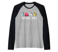 J'adore Mon Shiba Inu Manche Raglan