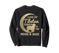 J'adore Mon Terrier tibétain jusqu'à la Lune et Vice-Versa Sweatshirt