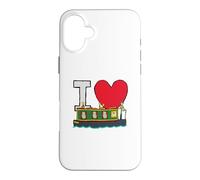 J'adore Narrowboats Coque pour iPhone 16 Plus