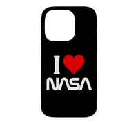 J'adore NASA Cœur avec Logo Coque pour iPhone 14 Pro