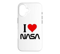 J'adore NASA Cœur avec Logo Coque pour iPhone 16