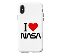 J'adore NASA Cœur avec Logo Coque pour iPhone X/XS