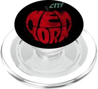 J'adore New York, C'est ma Ville de New York, la Grosse Pomme PopSockets PopGrip pour MagSafe