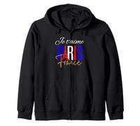 J'adore Paris Je t'aime Paris Graphic Sweat à Capuche