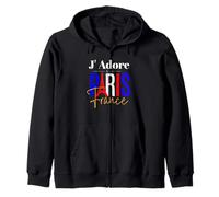 J'adore Paris Je t'aime Paris Graphic Sweat à Capuche