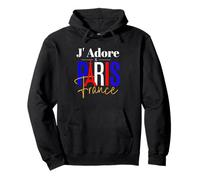 J'adore Paris Je t'aime Paris Graphic Sweat à Capuche