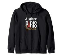 J'adore Paris Je t'aime Paris Graphic Sweat à Capuche