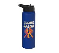 J'adore Passion Dance pour les passionnés de salsa Stainless Steel Insulated Water Bottle