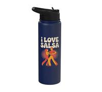 J'adore Passion Dance pour les passionnés de salsa Stainless Steel Insulated Water Bottle