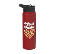 J'adore Pasta Enthusiast Foodie Delight Stainless Steel Insulated Water Bottle