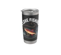 J'adore pêcher, Catch The Big One Gobelet isotherme en acier inoxydable double paroi